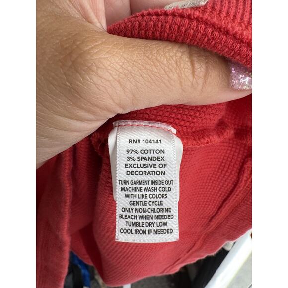 Field & Stream Women's Red Long Sleeve Thermal Shirt Size Small - Picture 5 of 5